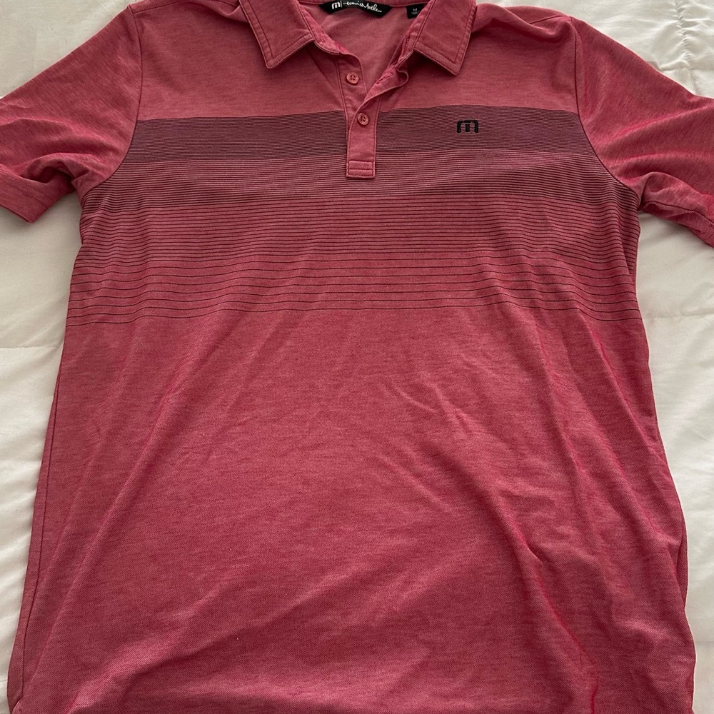 Travis Mathew Red Polo Shirt